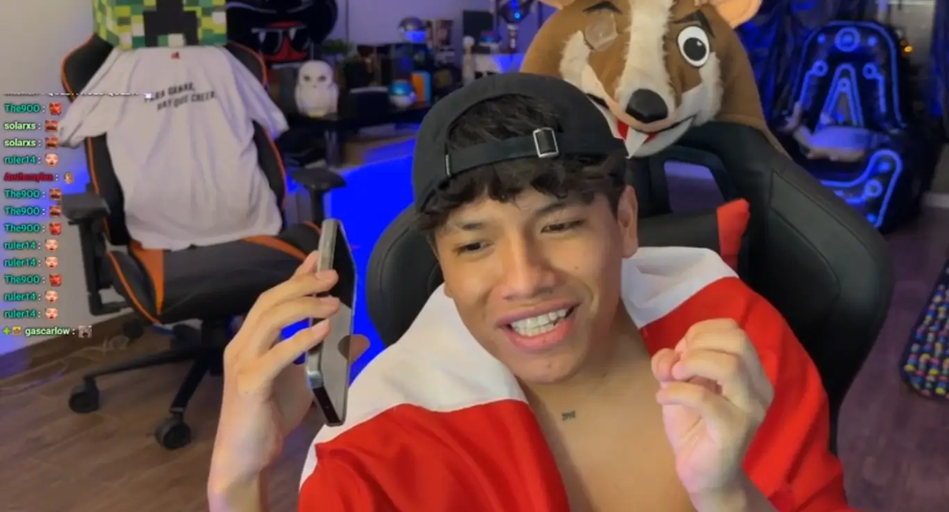 BUTIsito interactuando con su comunidad durante un stream