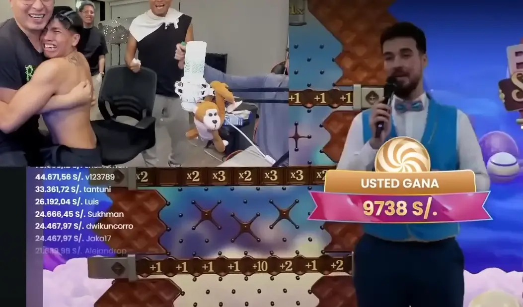 Gran ganancia en un show en vivo